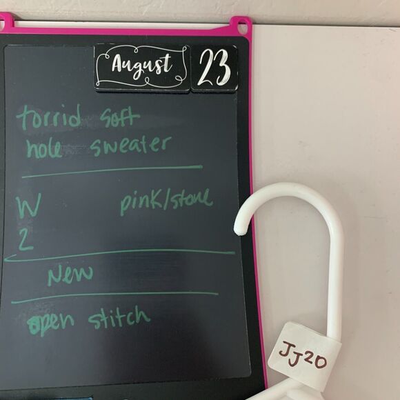 Torrid Sweater Womens Plus 2 Pink Striped Vegan Cashmere Pullover V Neck Henley - Picture 13 of 16